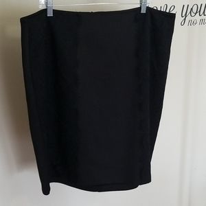 Black skirt with lace on the right and left side